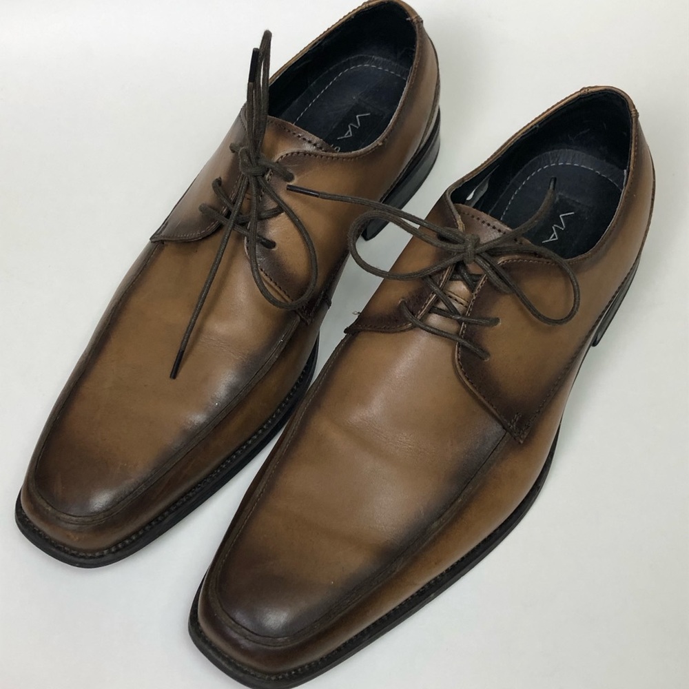 Via Spiga Ponce Dress Shoe Size 10.5 D Brown Leather
